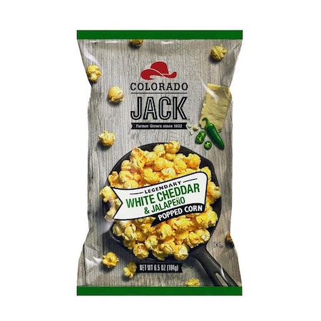 Colorado Jack Colorado Jack Legendary White Cheddar and Jalapeno Gourmet Popcorn 6.5 oz Bagged 25920.1